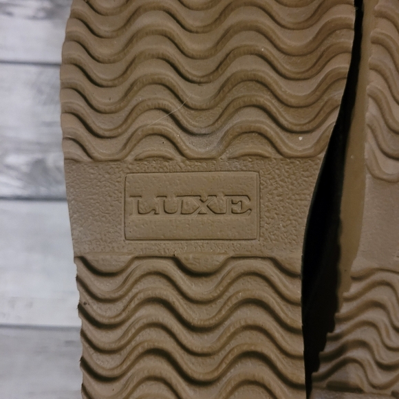 Australia Luxe Collective brown sheepskin Studded Knee-High Boots Women's 5 - Picture 10 of 16